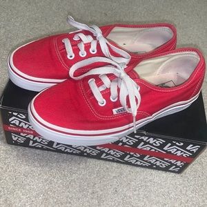 Red VANS sneaker